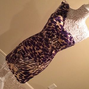 **STUNNING** satin cocktail dress